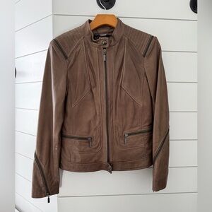 Bernardo Moto Leather Jacket